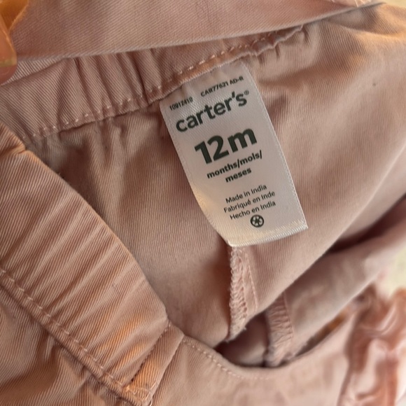 Carter's Light Pink Ruffled Romper - Picture 5 of 5